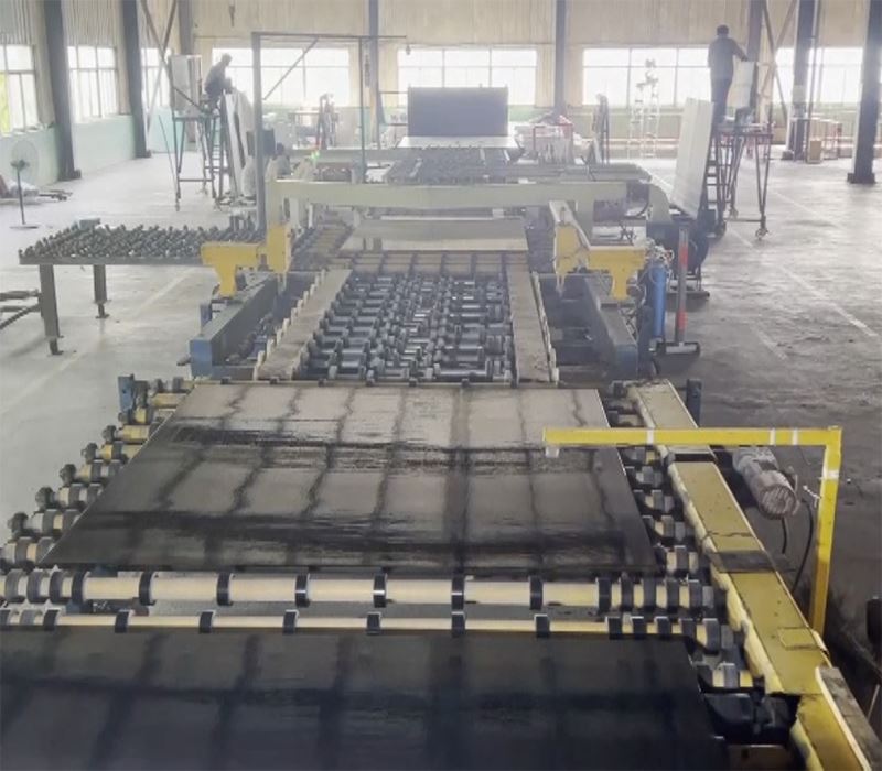 Verre imprimé coloré