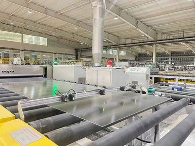 Verre imprimé solaire