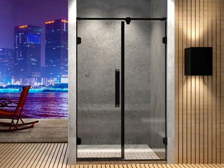 Cabine de douche en verre