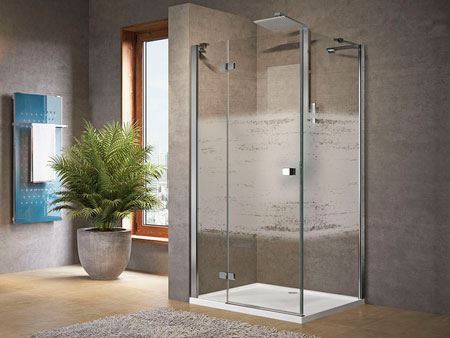 Cabine de douche en verre