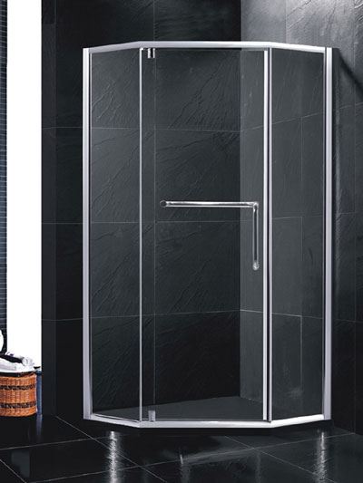 Cabine de douche en verre