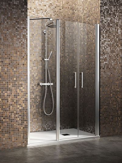 Cabine de douche en verre