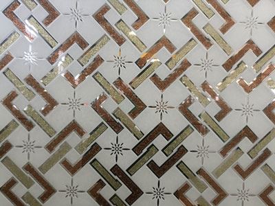 Verre dépoli à motifs artistiques