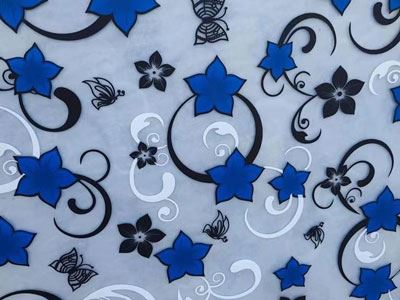 Verre dépoli à motifs artistiques