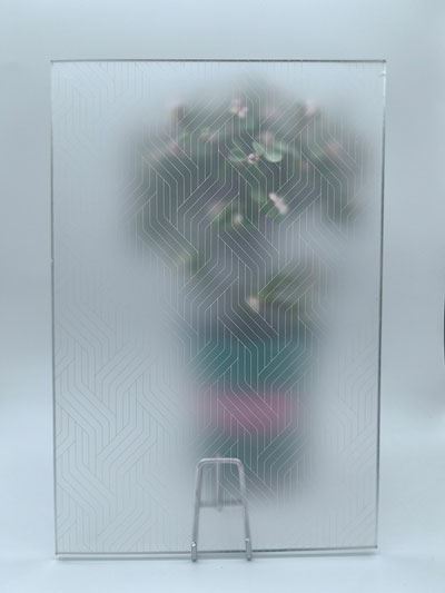 Verre impression numérique