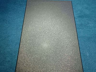 Verre dépoli acide aspect sablé