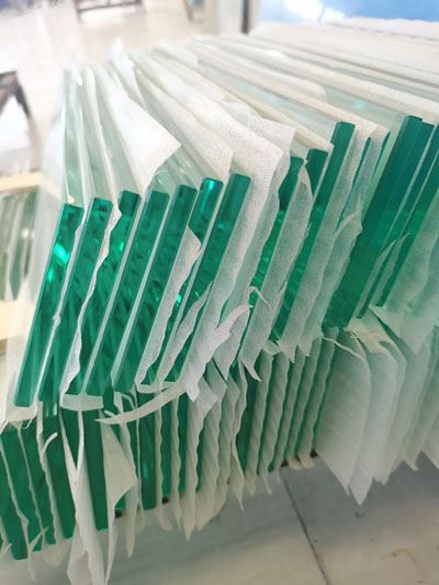 Paroi de douche de verre