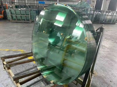 Plateau de table en verre